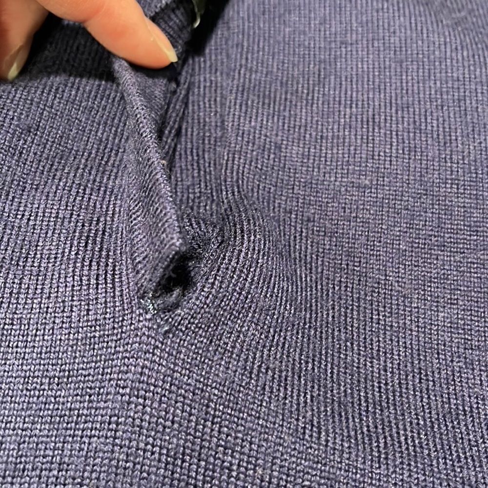 GYMSHARK French Terry Navy Blue High Rise Joggers - Picture 11 of 13